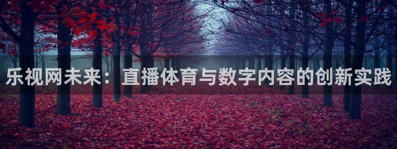 24直播体育免费直播app：乐视网未来：直播体育与数字内容的创新实践