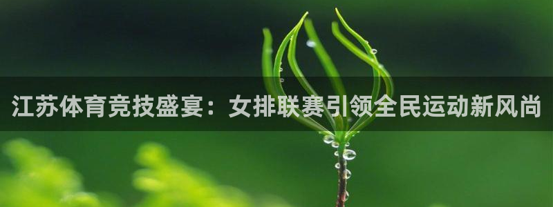 24直播平台：江苏体育竞技盛宴：女排联赛引领全民运动新风尚